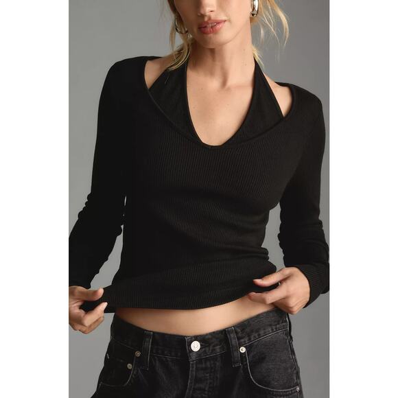 NWT Citizens of Humanity Black Knit Top - XS - Picture 1 of 5